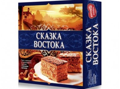 Торт Сказка Востока РУССКАЯ НИВА, 560г, 1 штука