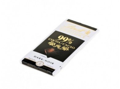Шоколад LINDT EXCELLENCE 99%, 50г, 1 штука
