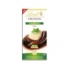 Шоколад LINDT Creation темный с мятой, 100г, 1 штука