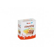 Шоколад KINDER кантри молоко и 5 злаков 9 плиток, 211,5г, 1 штука