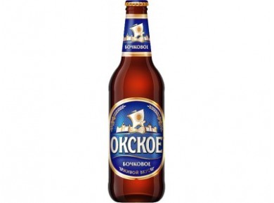 Пиво ОКСКОЕ бочковое в стекле, 0,5л