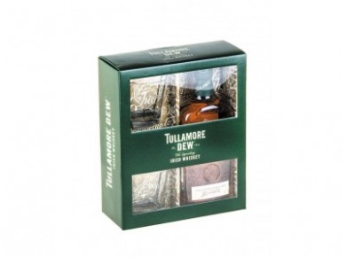 Виски TULLAMORE DEW, 0,7л + 2 стакана П/У