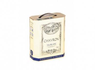Вино CHAVRON VIN BLANC белое полусухое, 3,0