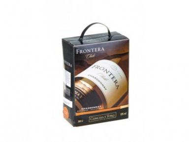 Вино FRONTERA CHARDONNAY белое полусухое, 3л