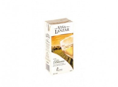Вино VINA LANZAR BLANCO белое сухое, 1,0л