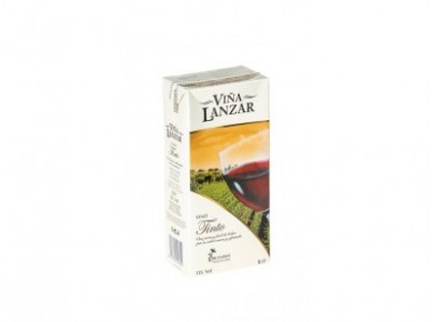 Вино VINA LANZAR TINTO красное сухое, 1,0л