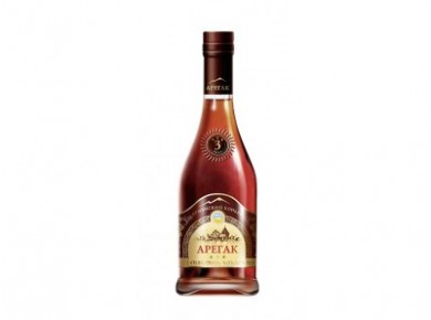 Коньяк АРЕГАК 3*, 0,5л