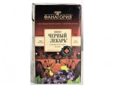 Вино Черный лекарь, 2л