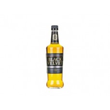 Виски BLACK VELVET + 2 стакана в подарочной упаковке, 0,7л