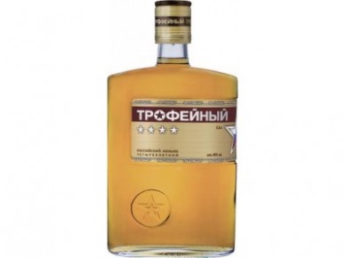 Коньяк ТРОФЕЙНЫЙ 4 года, 0,5л