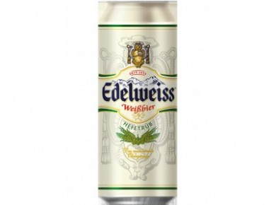 Пиво EDELWEISS нефильтрованное, 0,5л