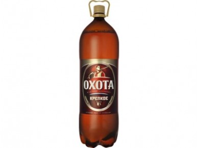 Пиво ОХОТА крепкое, 1,5л