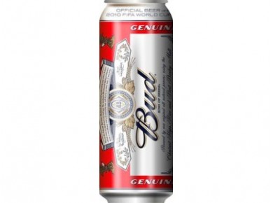 Пиво BUD в жестяной банке, 0,5л