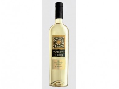 Вино ESPIRITU DE CHILE Sauvignon белое полусладкое, 0,75л