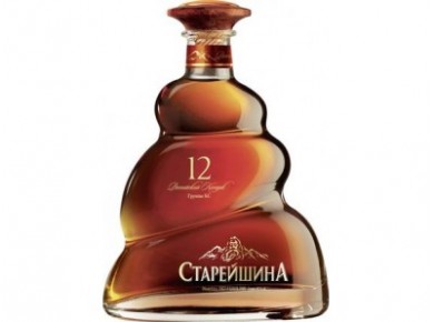 Коньяк СТАРЕЙШИНА 12 лет, 0,5л