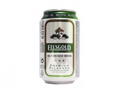 Пиво FELSGold PREMIUM ж/б, 0,33л