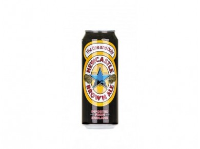 Пиво NEWCASTLE BROWN ALE железная банка, 0,5л