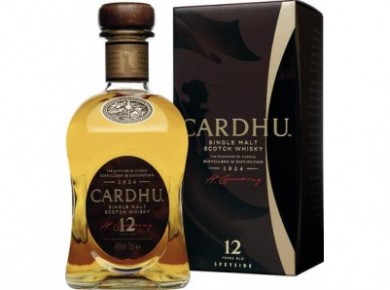 Виски CARDHU 12л 40%, 0,7л