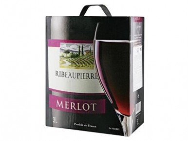 Вино RIBEAUPIERRE MERLOT D`oс красное сухое