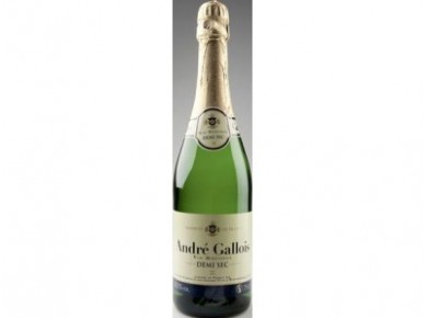 Игристое вино ANDRE GALLOIS Demi-Sec, 0,75л