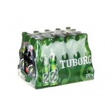 Пиво TUBORG GREEN, светлое, стекло, 0,5 л
