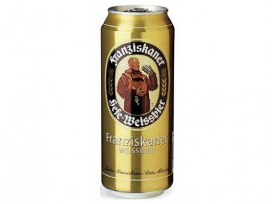Пиво FRANZISKANER ж/б, 0,5л