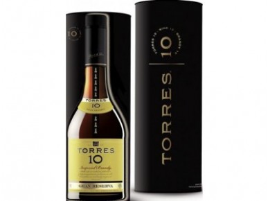 Бренди TORRES 10 years в п/у, 0,7л