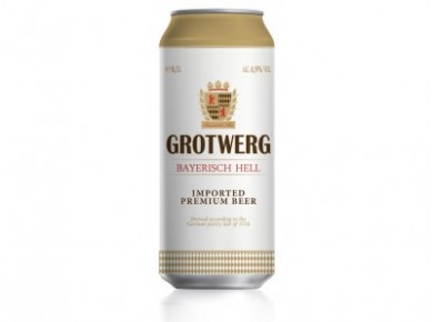ПИВО GROTWERG светлое ж/б, 0,5л