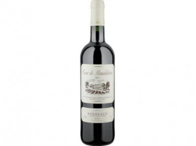 Вино Tour de Mandelotte Bordeaux AOC, red, 0,75л