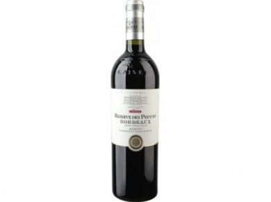 Вино Bordeaux Reserve Des Princes красное сухое, 12,5% 0,75л