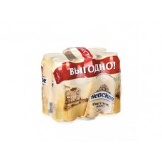 Пиво НЕВСКОЕ светлое жестяная банка, 0,5л*6шт