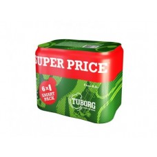 Пиво TUBORG GREEN мультипак, 0,5*6 л