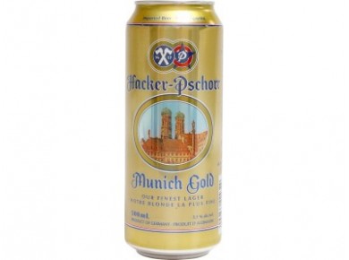 Пиво HACKER-PSCHORR Munich Gold светлое 5,5% ж/б, 0,5л