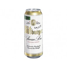 Пиво BITBURGER Premium светлое 4,8% ж/б, 0,5л
