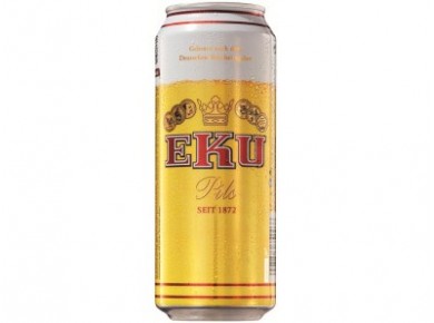 Пиво EKU PILS светлое ж/б 4,9%, 0,5л