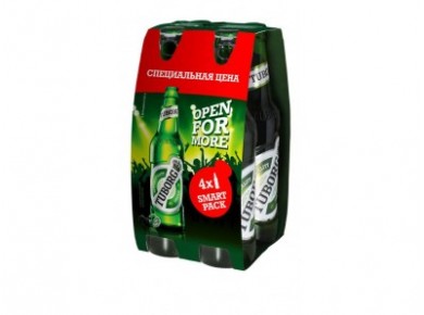 Пиво TUBORG светлое мультипак, 4*0,5л