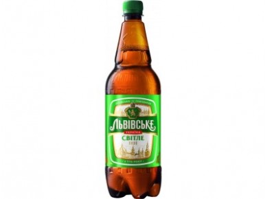 Пиво ЛЬВОВСКОЕ светлое ПЭТ 4,5%, 2 л