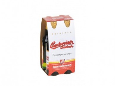 Пиво BUDWEISER BUDVAR, 0,33 л