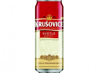 Пиво KRUSOVICE светлое, 0,5л