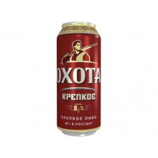 Пиво ОХОТА светлое крепкое, 480 мл