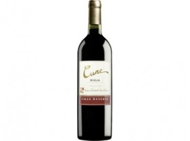 Вино CUNE Gran Reserva Rioja DOC красное сухое 14%, 0,75 л