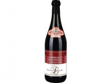 Игристое вино LAURA ROMAGNELLI Lambrusco Grasparossa di Castelvetro Dolce красное полусладкое, 0,75 л