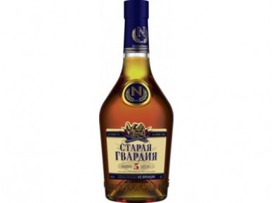 Коньяк СТАРАЯ ГВАРДИЯ 5 лет 40%, 0,5 л