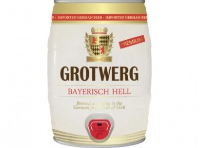 Пиво GROTWERG светлое бочка, 5 л