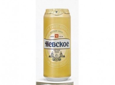 Пиво НЕВСКОЕ светлое классическое, 0,5л