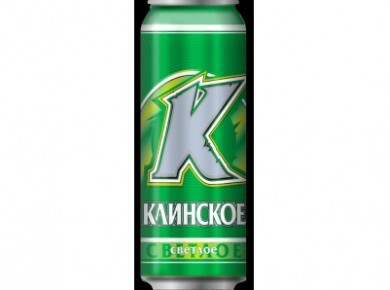 Пиво КЛИНСКОЕ светлое, 0,5л