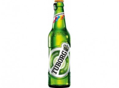Пиво TUBORG светлое, 0,5л