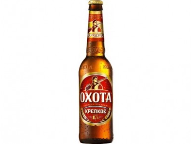 Пиво ОХОТА крепкое, 0,5л
