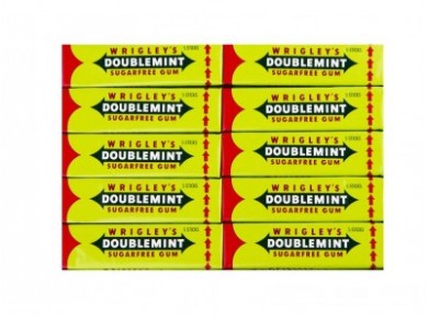Жевательная резинка без сахара DOUBLEMINT, 13г*20, 1 штука
