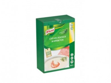 Суп-пюре c лососем и креветками KNORR, 1800г, 1 штука